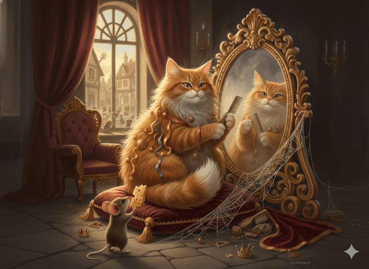 The Cat Who Couldn’t Stop Preening